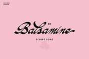 ED Balsamine script font, a Script Font by Emyself Design (Thumbnail 1 of 12)