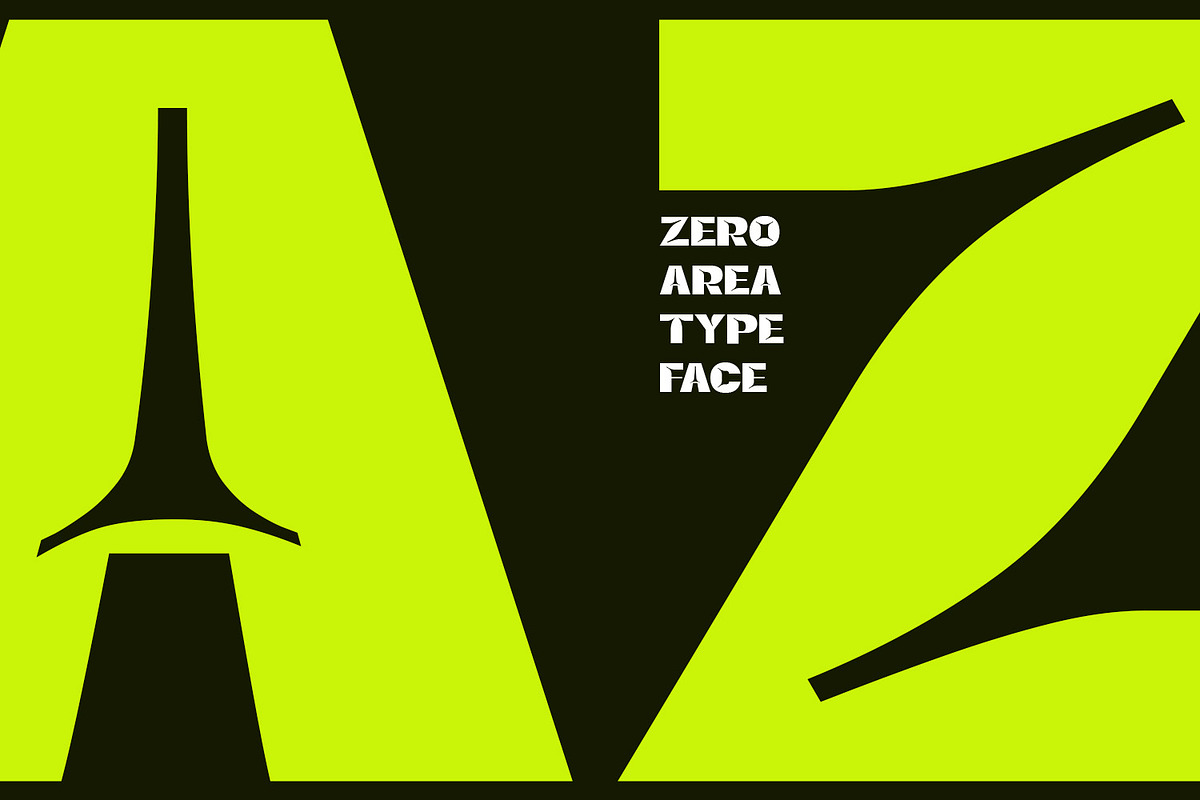 Zero Area – Bold Display Typeface, a Sans Serif Font by Almarkhatype (Photo 13 of 15)