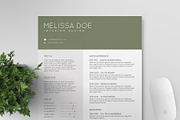 Resume/CV Template IV, a Resume Template by Print Forge (Thumbnail 1 of 5)