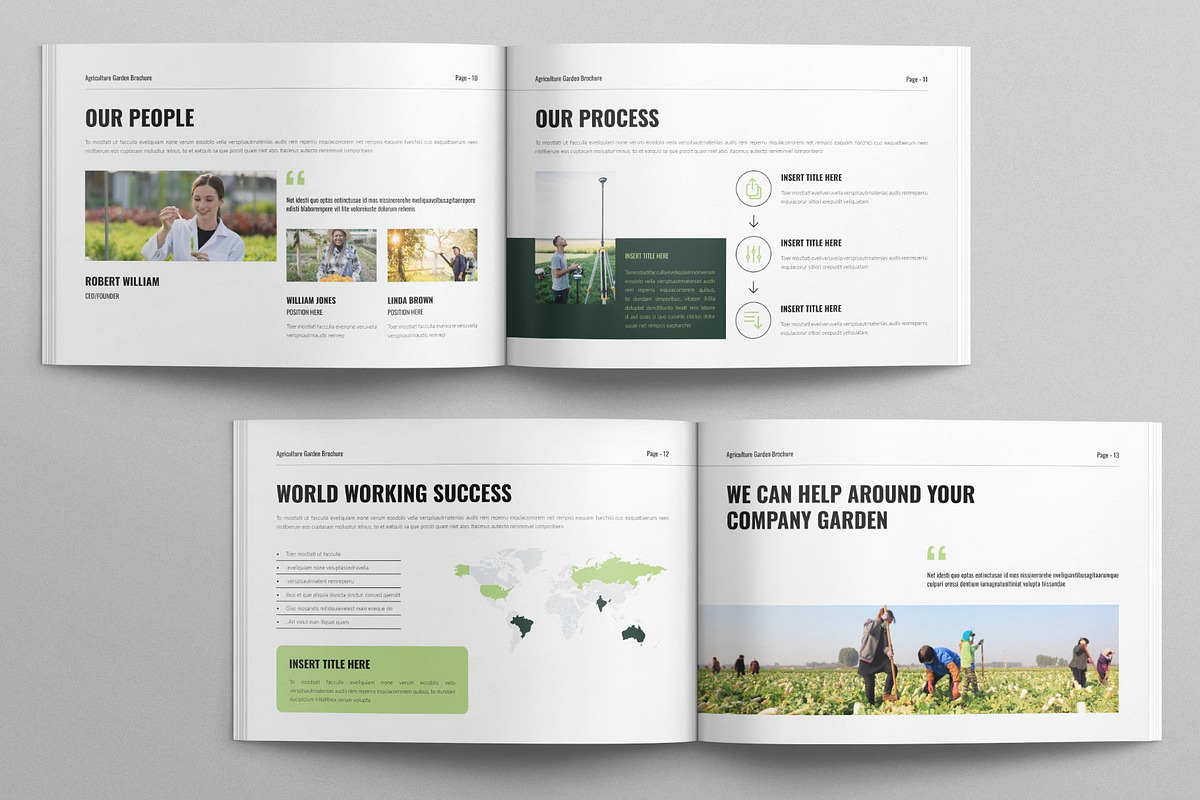 Agriculture Brochure Landscape, a Brochure Template by E-Type (Photo 5 of 7)