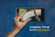 Hand Signs & Gestures, a Device Mockup by h3design (Thumbnail 3 of 7)