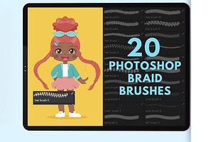 20 Photoshop Braid Brushes