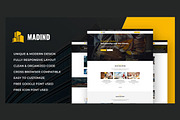 MADIND - Construction Template, a HTML Template by THESOFTKING (Thumbnail 1 of 3)