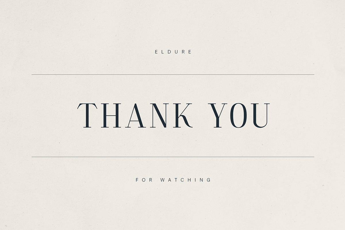 Eldure – Timeless Serif Font, a Serif Font by Only Fonts (Photo 11 of 11)