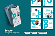 Bokuto - Instagram, a Social Media Template by Bokuto (Thumbnail 1 of 3)