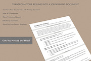 ATS Resume / CV, a Resume Template by Anjum Ilyas (Thumbnail 6 of 7)
