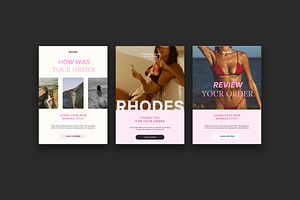 Rhodes Email Newsletter Templates