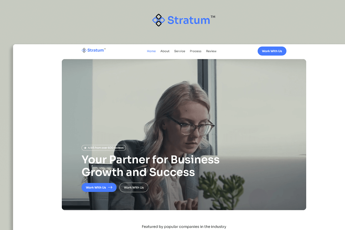 Stratum - Figma Business Template, an UI Kit Template by Flow Samurai Templates (Photo 5 of 5)