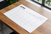 2027 Monthly Planner (MP049-27-L), a Stationery Template by mikhailmorosin (Thumbnail 4 of 7)
