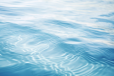 Calm Liquid Ripples Tranquil Blue Design, a Background Photo by Iconogenic