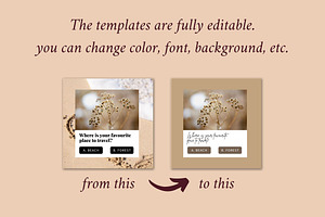 Light Brown Instagram Template Canva