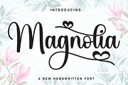 Magnolia | Script Font, a Handwritten Font by Scratchones (Thumbnail 1 of 9)