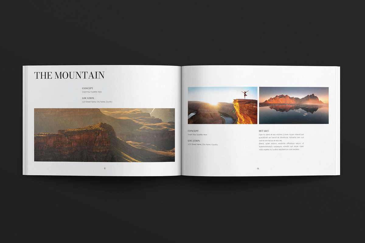 Photography Portfolio Landscape, a Brochure Template by E-Type (Photo 4 of 7)
