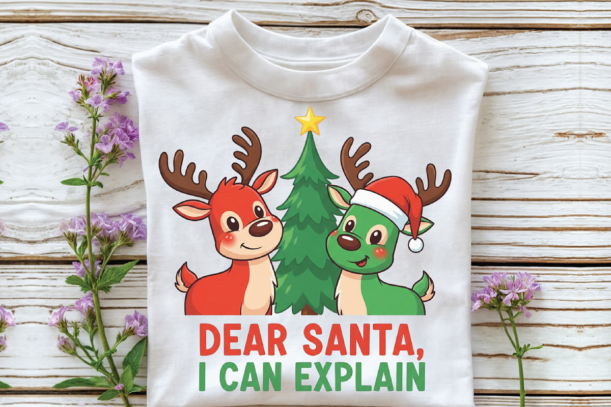 Dear Santa, I Can Explain Christmas, an Illustration by CraftArtStudio (Photo 2 of 4)