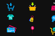 Shopping Icons for Premiere Pro, a Templates & Theme by 2dfx (Thumbnail 1 of 2)