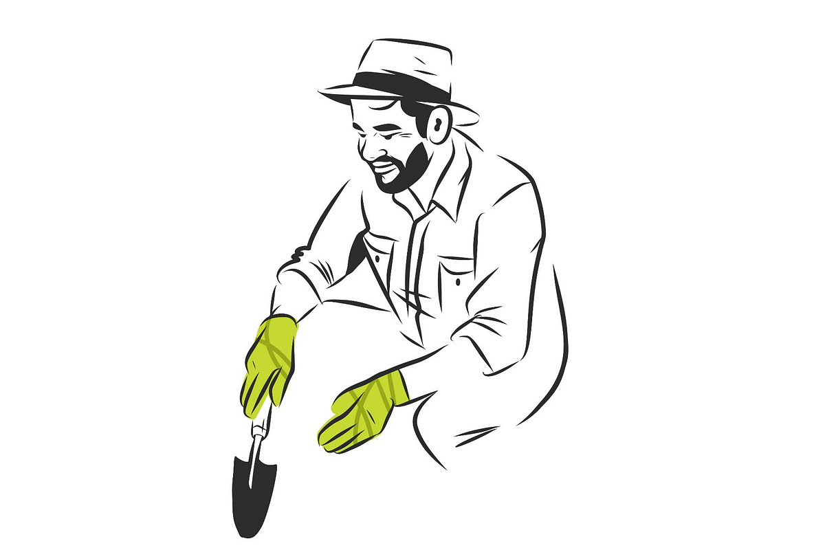 Garden graphics, a Person Illustration by Anastasy_helter (Photo 8 of 18)