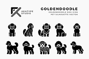 Goldendoodle Dog Icon Vector, an Icon by Akatype Studio (Thumbnail 1 of 3)