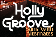 Holly Groove - Sans With Swash, a Sans Serif Font by BearyType Studio (Thumbnail 2 of 15)