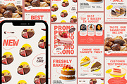 Promotion-Bakery Shop Instagram Feed, a Social Media Template by Jiwstudio (Thumbnail 2 of 5)