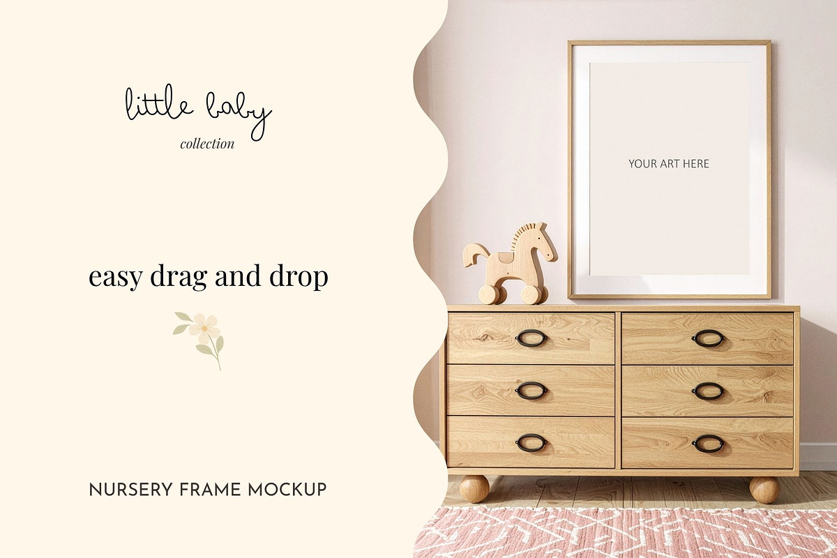 Nursery Frame Mockup Bundle, a Household Mockup by Coco & Cub Studio (Photo 3 of 6)