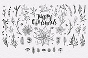 Christmas flowers and patterns, a Pattern Graphic by harmonia_green_art (Thumbnail 2 of 10)
