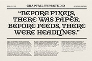 Gts Prase - Bold Serif, a Serif Font by Graptail (Thumbnail 2 of 11)