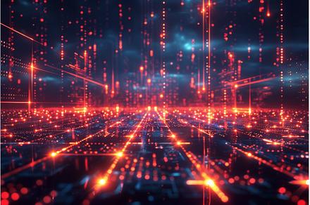 This is a digital background with, a Technology Photo by Neirfy