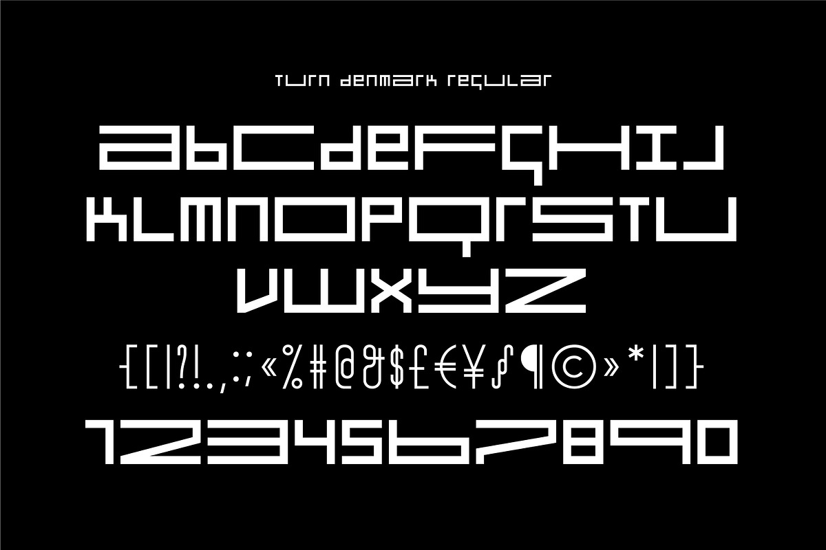 Turn Denmark, a Symbol Font by Here  FF (Photo 9 of 13)