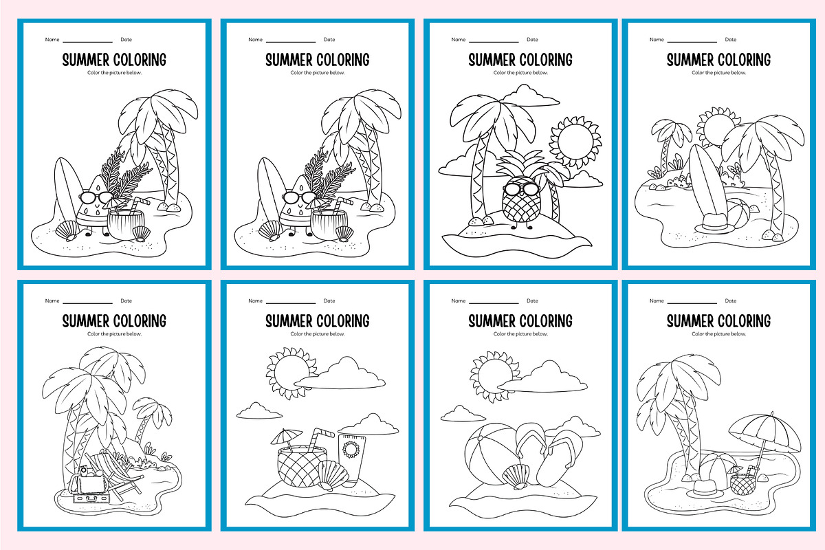 Spring & Summer Workbook For Canva, a Stationery Template by Shumaya (Photo 6 of 7)