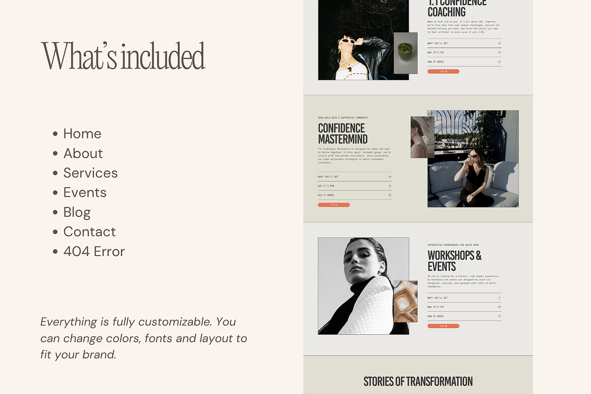 Bold Squarespace Template for Coach, a Squarespace Template by Soul Mission Studio (Photo 6 of 10)