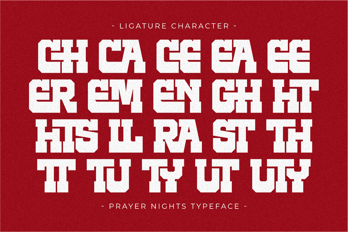Prayer Nights - Modern Slab Serif, a Slab Serif Font by Pian45 Studio (Photo 7 of 8)