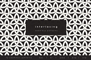 Interlacing Seamless Patterns, a Pattern Graphic by Curly_Pat (Thumbnail 1 of 7)