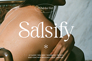 Salsify - Classic Thin Serif, a Serif Font by Pandeka Studio (Thumbnail 1 of 12)