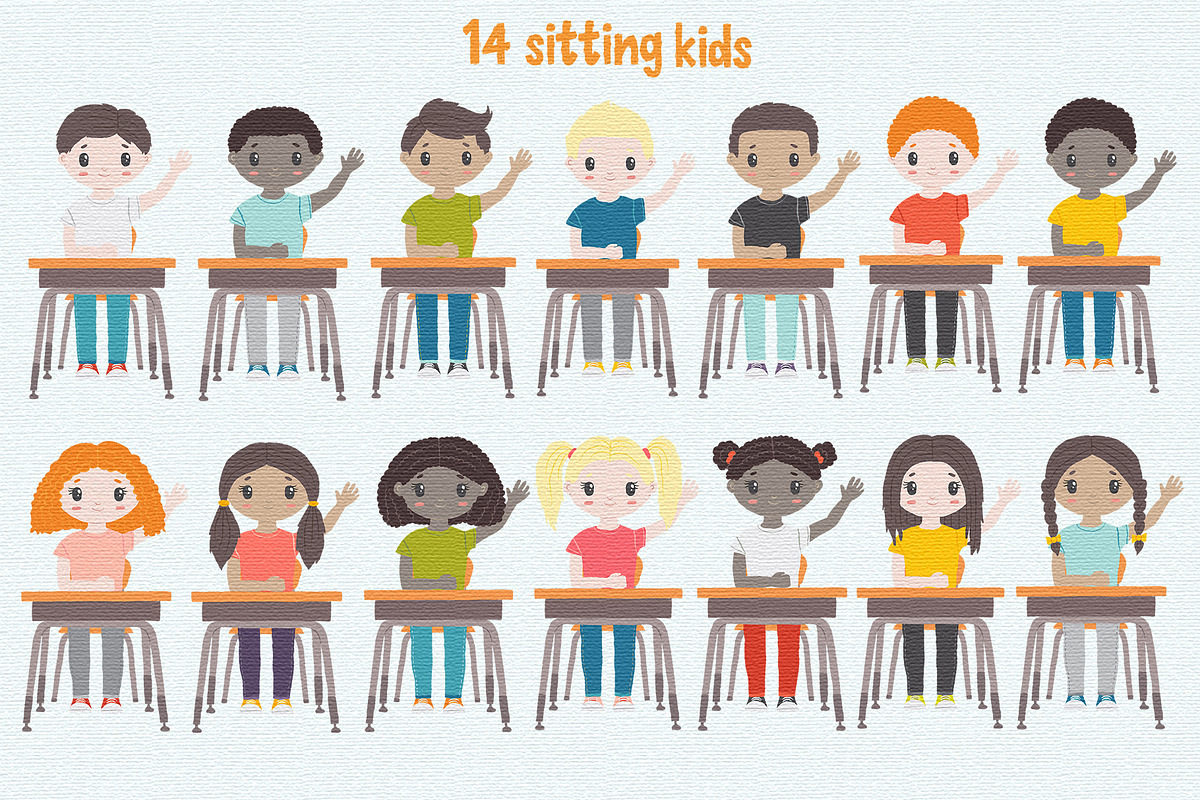 Back to school vector clipart, an Object Graphic by Trinibis (Photo 3 of 7)