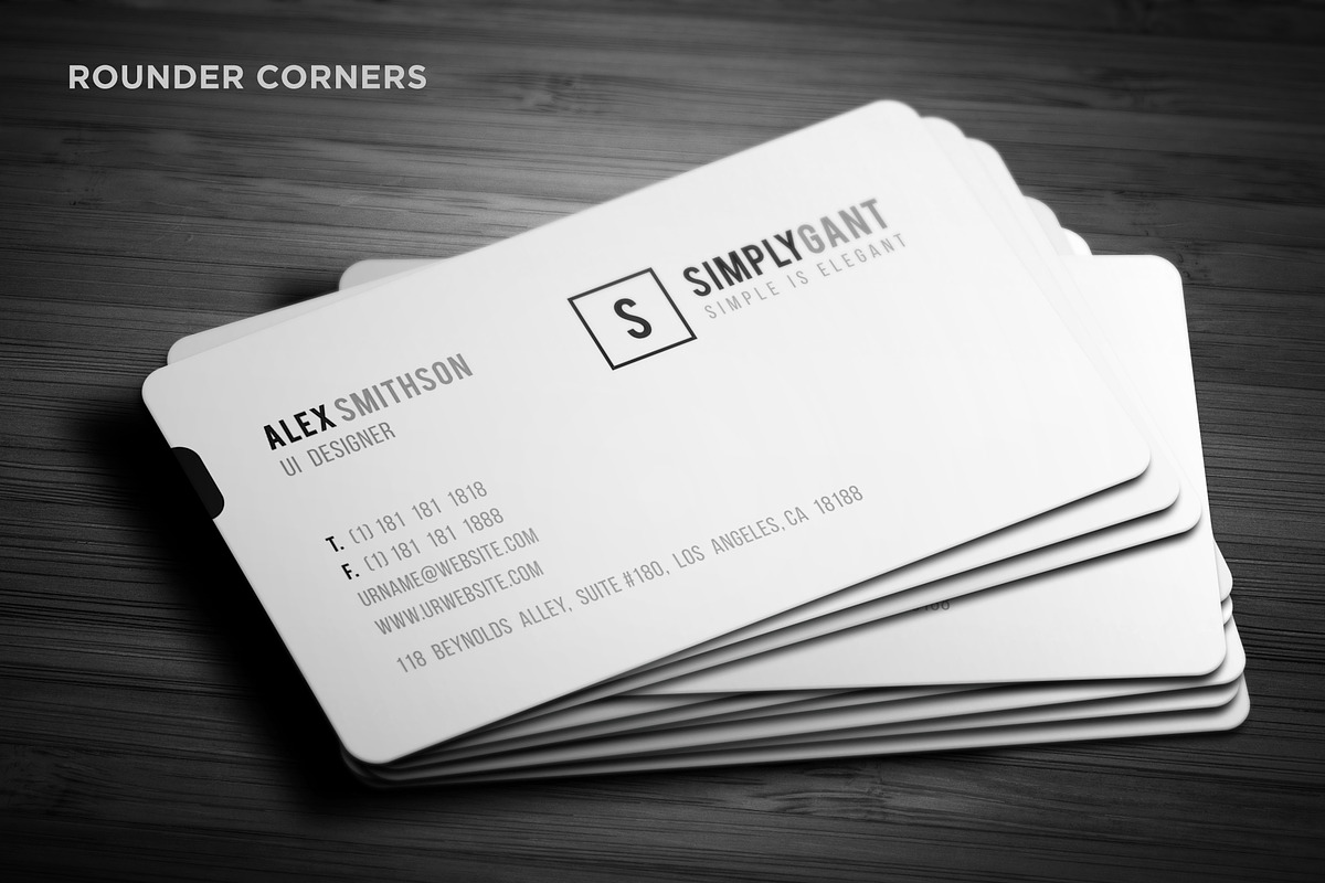 Sleek Minimal Business Cards, a Business Card Template by Galaxiya (Photo 6 of 11)