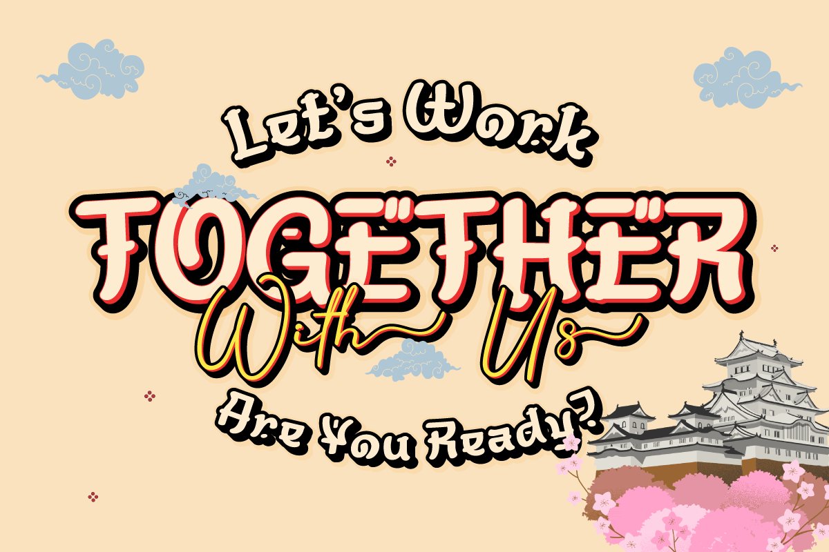 YEKOW – Japanese Style Font, a Handwritten Font by productype1 (Photo 4 of 12)