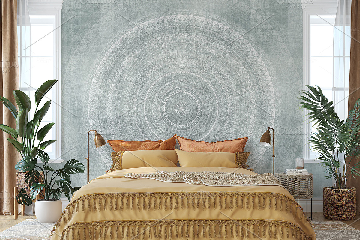 BOHEMIAN HOME Wall&Frame Mockups, a Poster Template by MyHomeMockups (Photo 10 of 12)