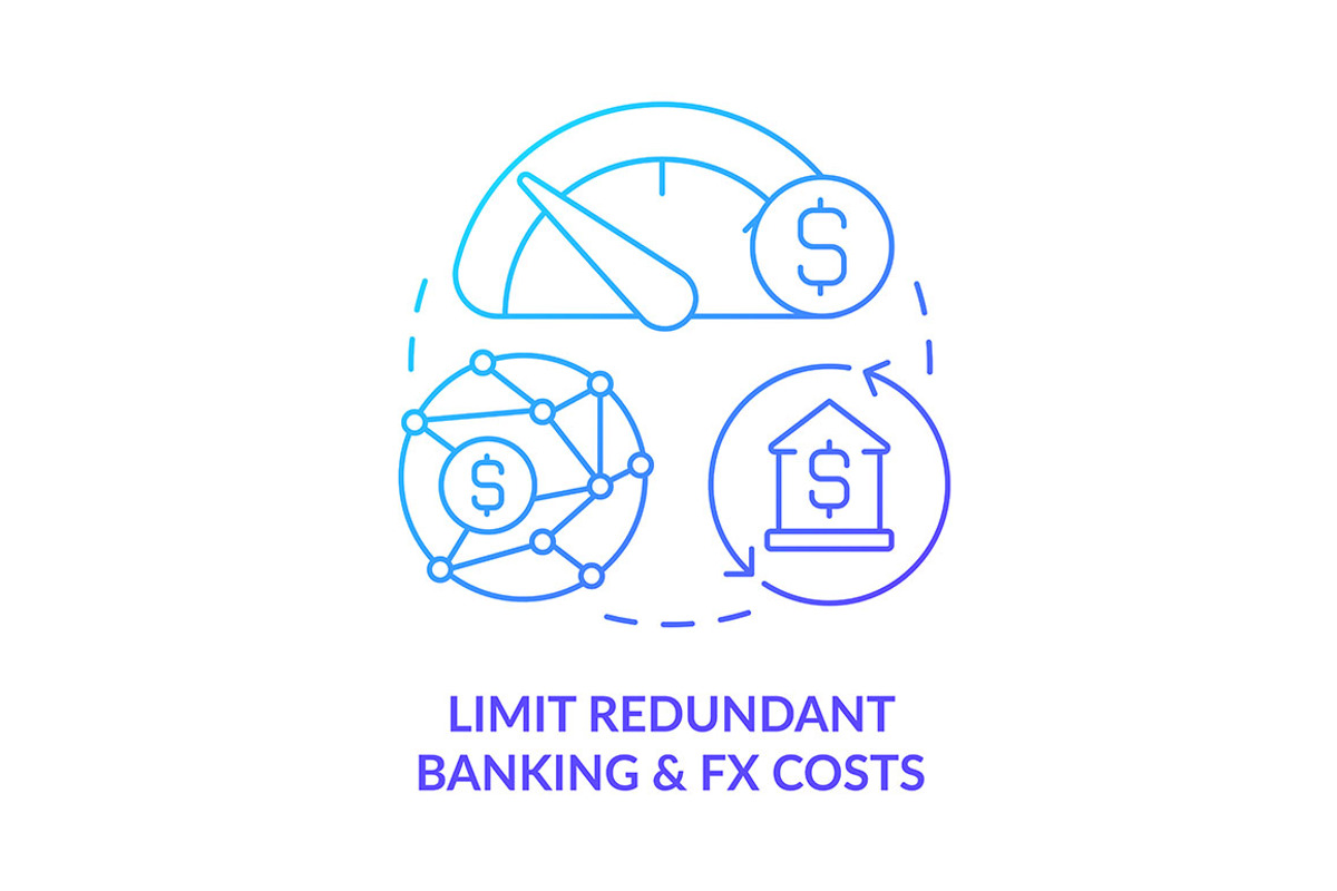 Limit redundant banking and FX costs, an Icon by IMG Visuals