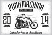 Punk Machina Typeface + Bonus, a Font by fopifopi (Thumbnail 1 of 4)