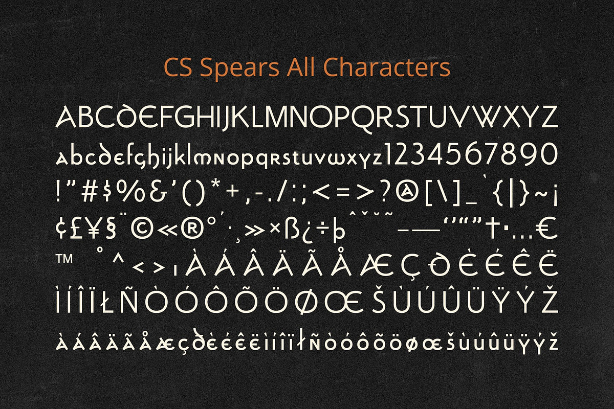 CS Spears – Uncial Font, a Sans Serif Font by Craft Supply Co. (Photo 8 of 8)