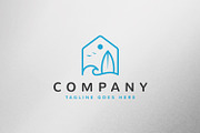 Surf House Logo, a Branding & Logo Template by C_Monica (Thumbnail 1 of 2)
