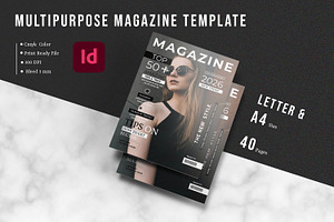 Multipurpose Magazine Template, a Magazine Template by Template Shop