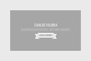 Retro Business Card 01, a Business Card Template by Mockups by Carlos Viloria (Thumbnail 4 of 5)