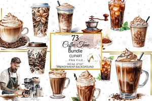 Coffee Clipart Bundle