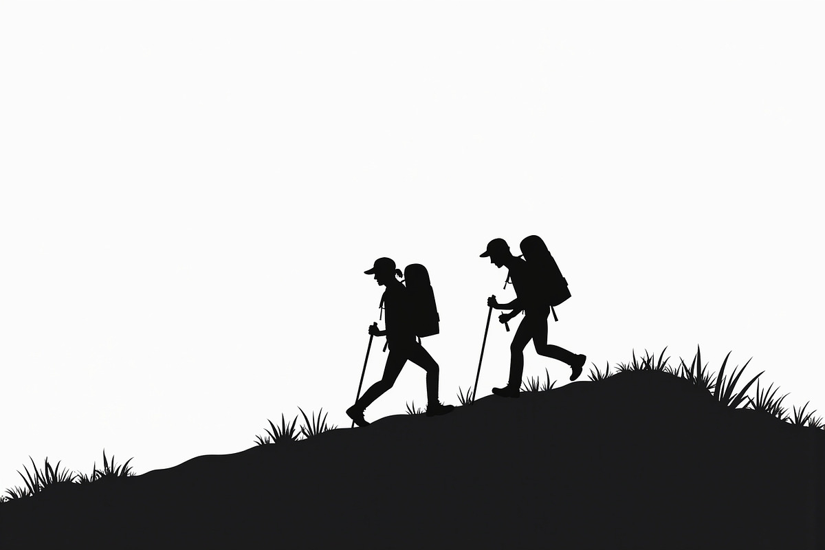 Adventure Trekking Vector Pack, an Illustration by musafir_fashion (Photo 8 of 21)