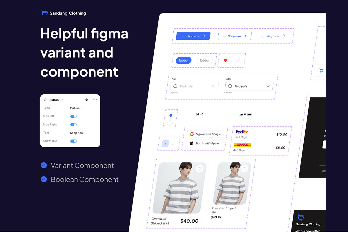 E-commerce Website UI KIT, a Landing Page Template by CreativeUI (Photo 2 of 6)