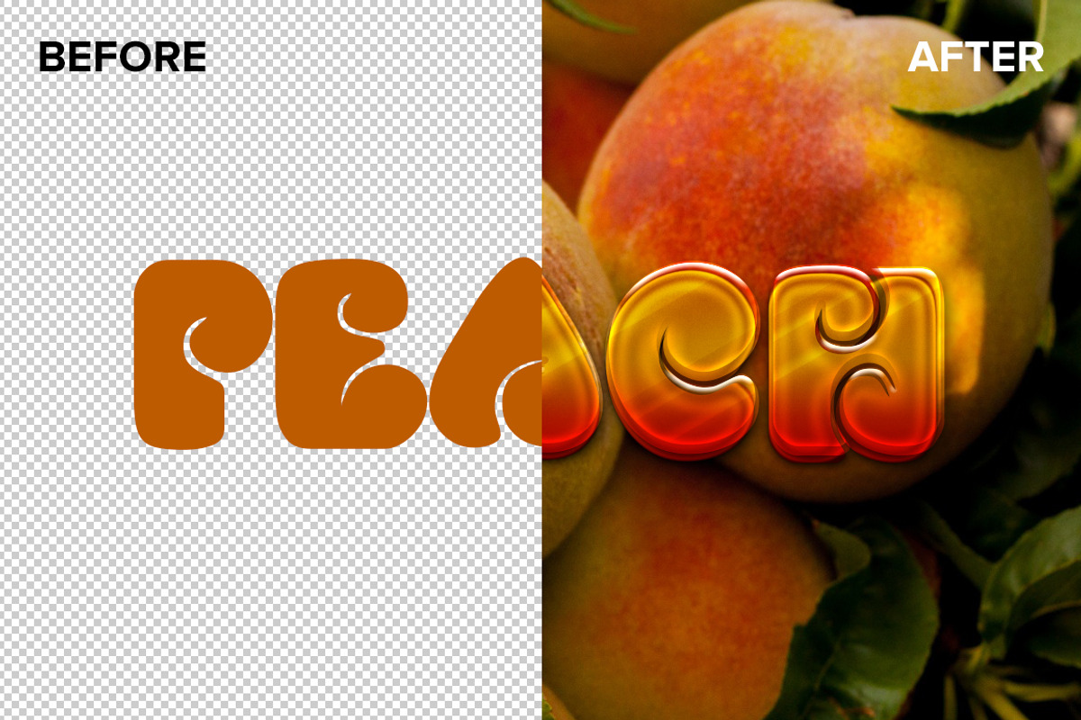 3D Fruit Text Styles for Photoshop, a Layer Style Add-On by Creativenauts (Photo 2 of 6)