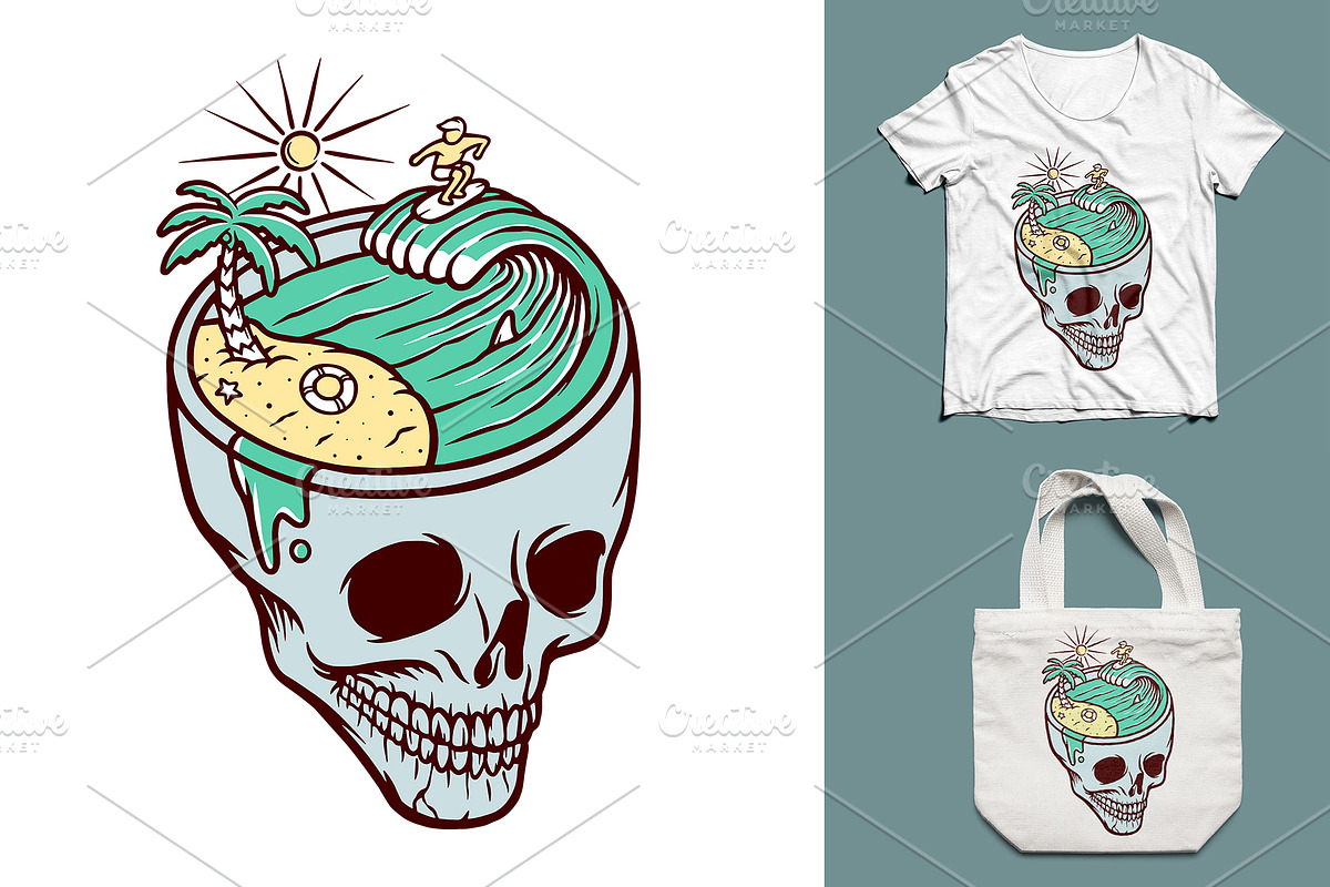 25 in 1 Bundle - Skull Illustrations, a Person Illustration by gunaonedesign (Photo 14 of 21)