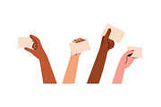 Hands with heart, star, emoji symbol, a Person Illustration by Good Studio (Thumbnail 18 of 25)