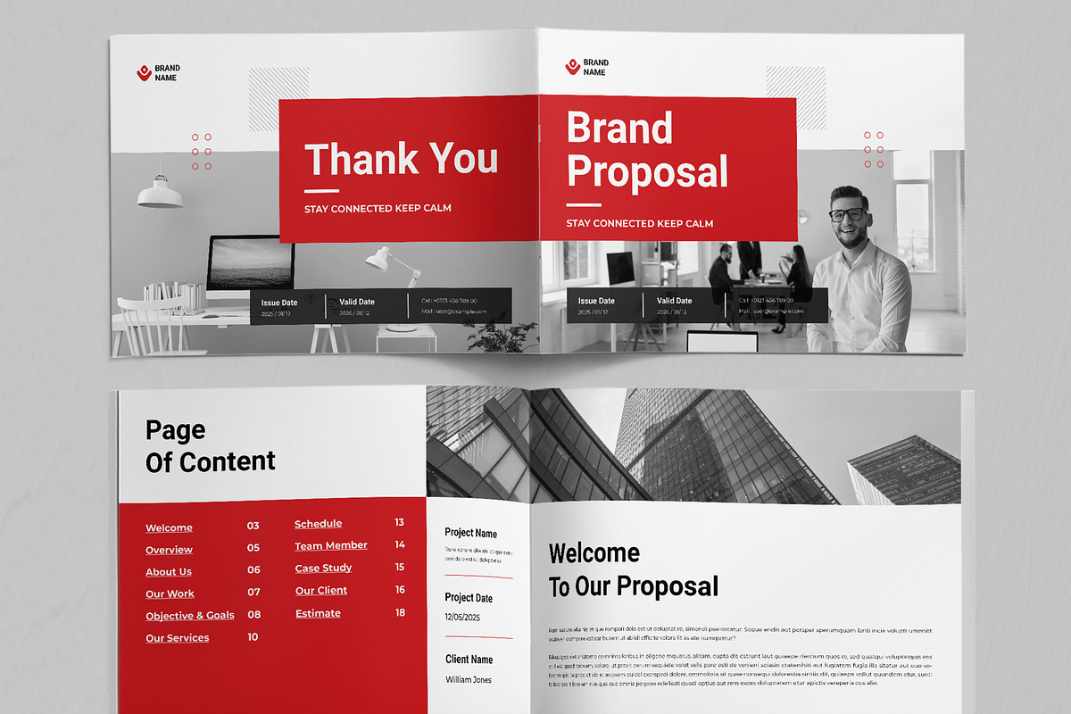 Landscape Project Proposal Layout, a Brochure Template by ContestDesign (Photo 2 of 5)